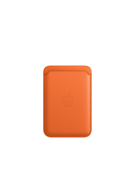 MagSafe対応iPhoneレザーウォレット 詳細画像 オレンジ 1