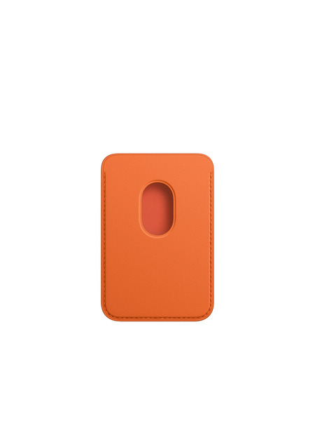 MagSafe対応iPhoneレザーウォレット 詳細画像 オレンジ 2